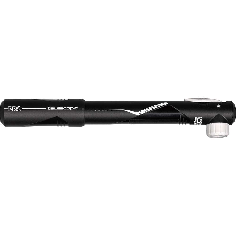 Pro  Mini Fietspomp Compact Telescopisch  Zwart