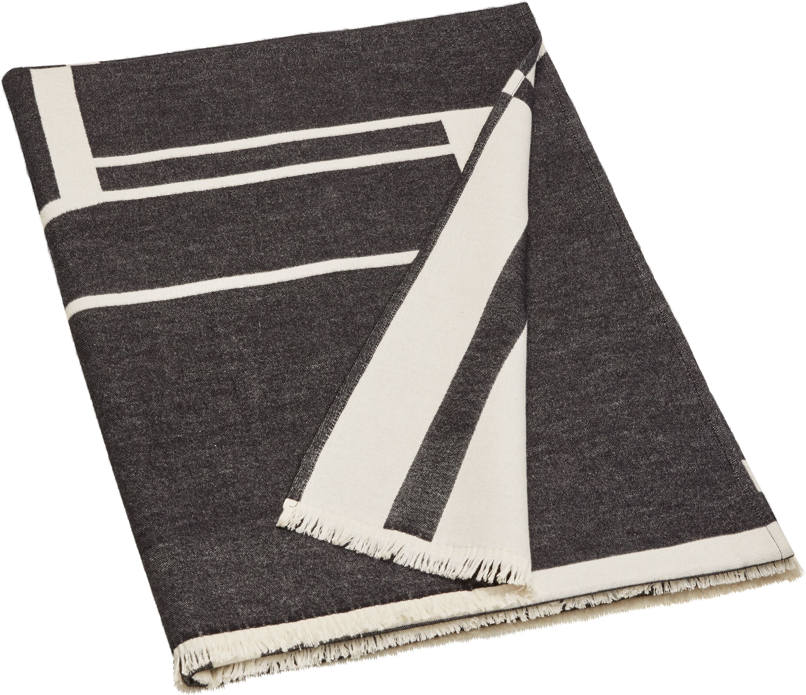 JENARO Decke - Weiss / B: 130.0 cm x H: 170.0 cm