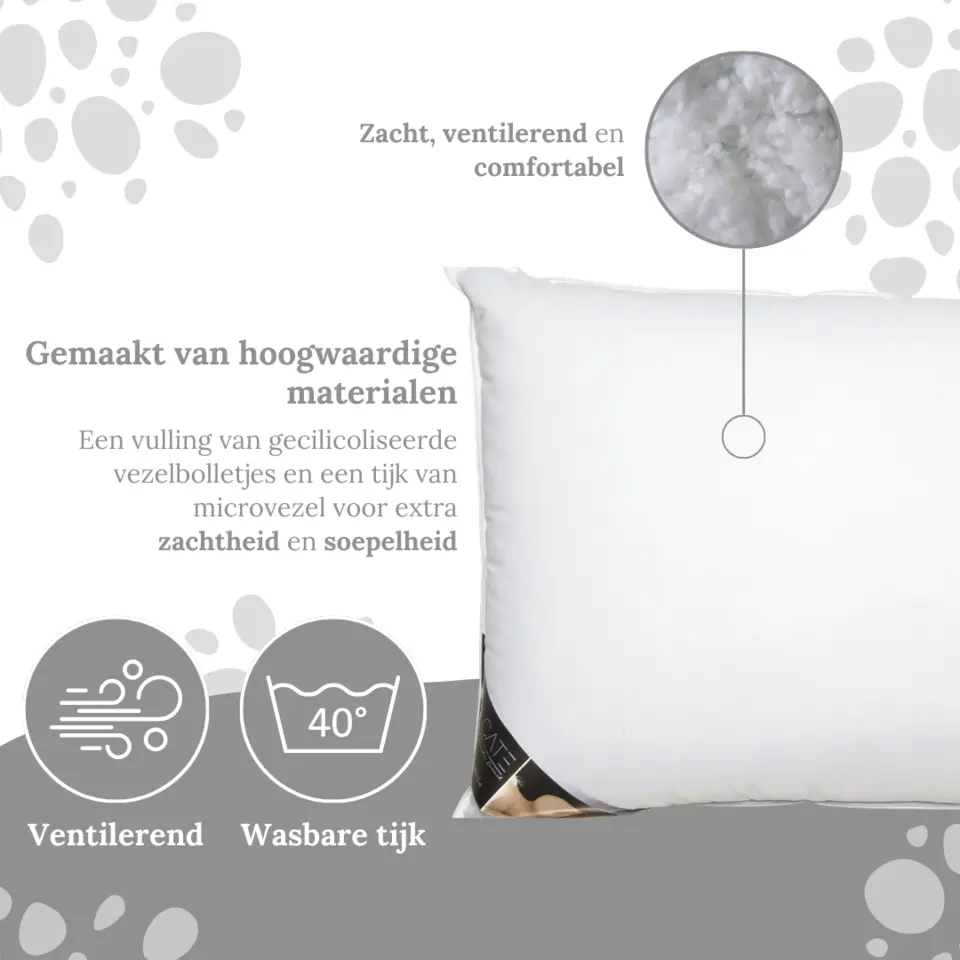 Ten Cate - Synthetisch Hoofdkussen - 60x70