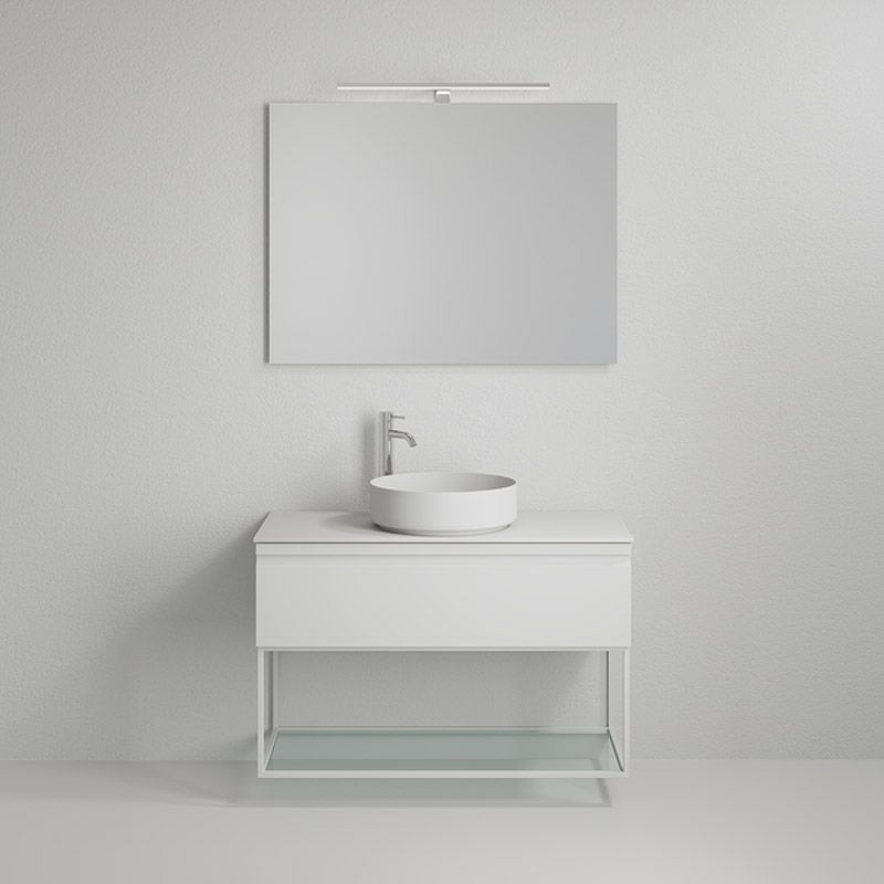 BADEROMSMØBEL CAMARGUE SKÄRGÅRD IQ+ MED FRITTSTÅENDE SERVANT 100CM
