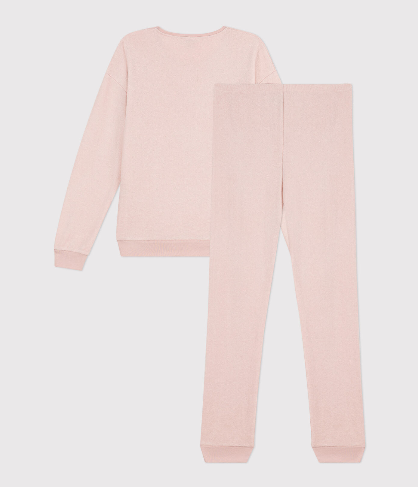 Pyjama femme en bouclette éponge