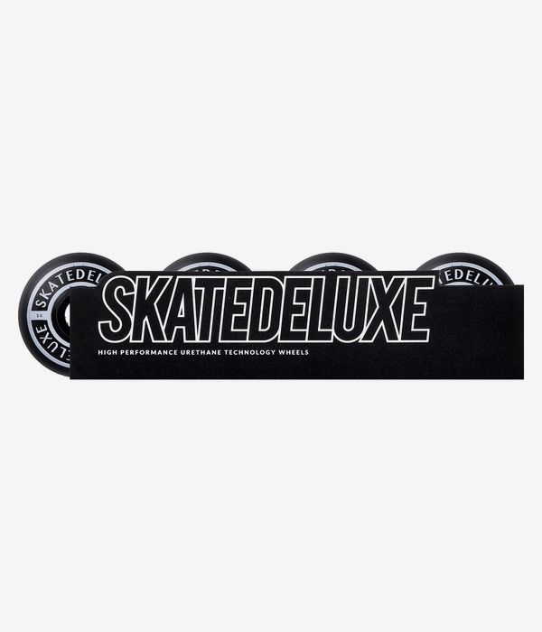 skatedeluxe Conical Rollen (black) 56mm 100A 4er Pack