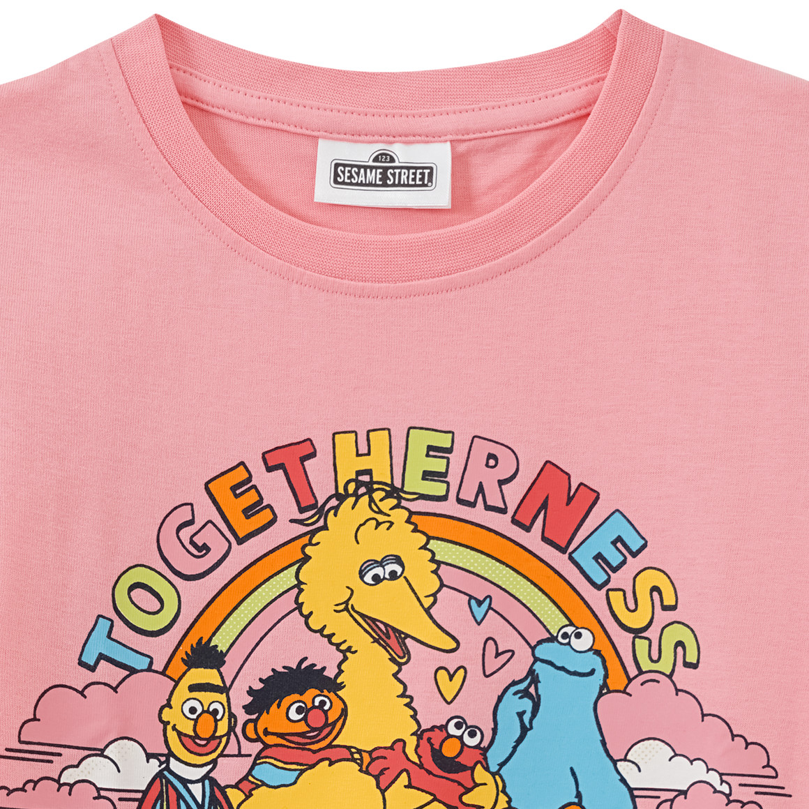 Topolino Sesamstraße T-Shirt mit Print rosa