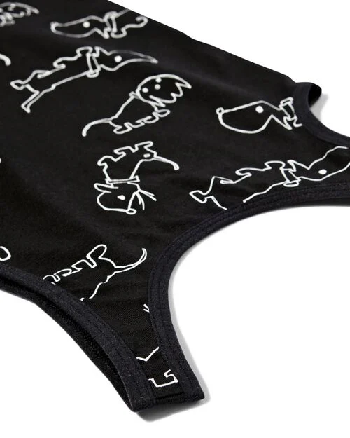 débardeur Takkie en coton extensible pour enfant - 2 pièces  noir