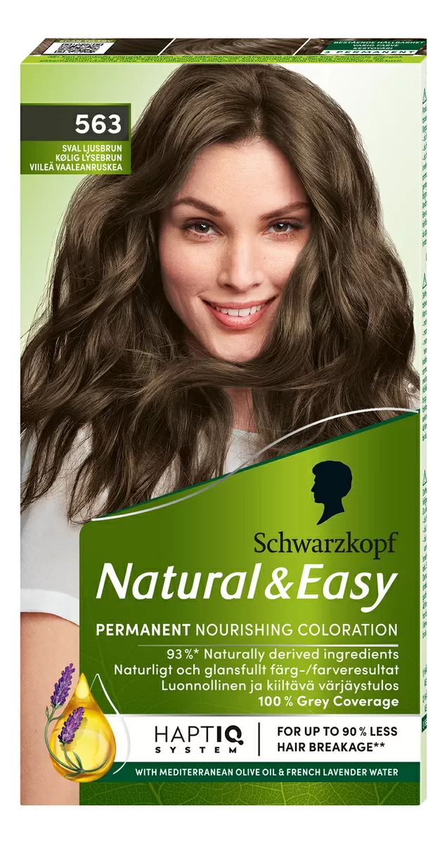 Schwarzkopf Natural & Easy 563 Kølig Lysebrun