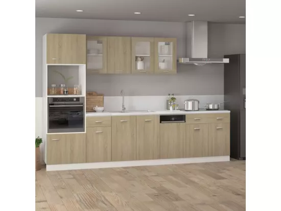 Armoire de plancher à tiroir Chêne sonoma Bois d’ingénierie
