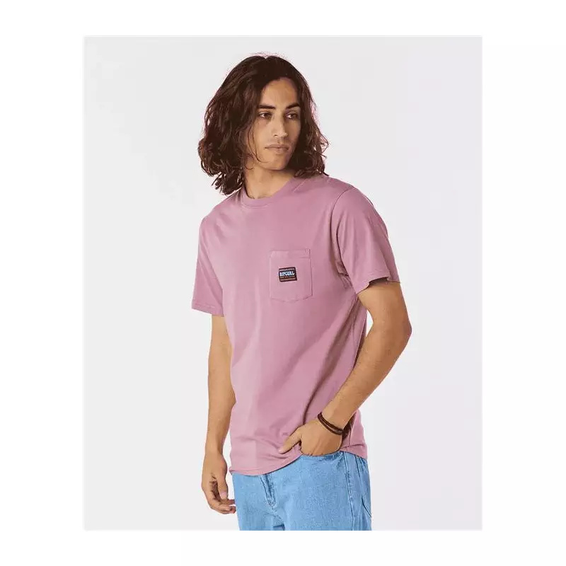 Teeshirt RIPCURL Horizon Badge S/S Tee Mauve M