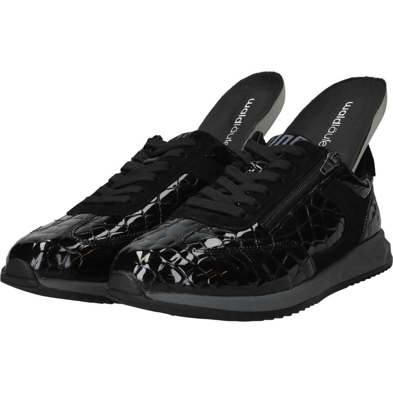 Waldlaufer Janett veterschoen Veterschoenen Zwart Dames