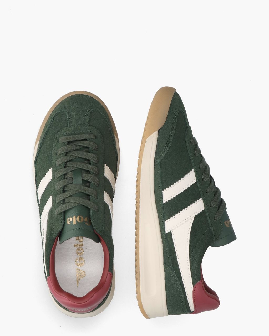 Gola Tornado 88 Donkergroen Damessneakers
