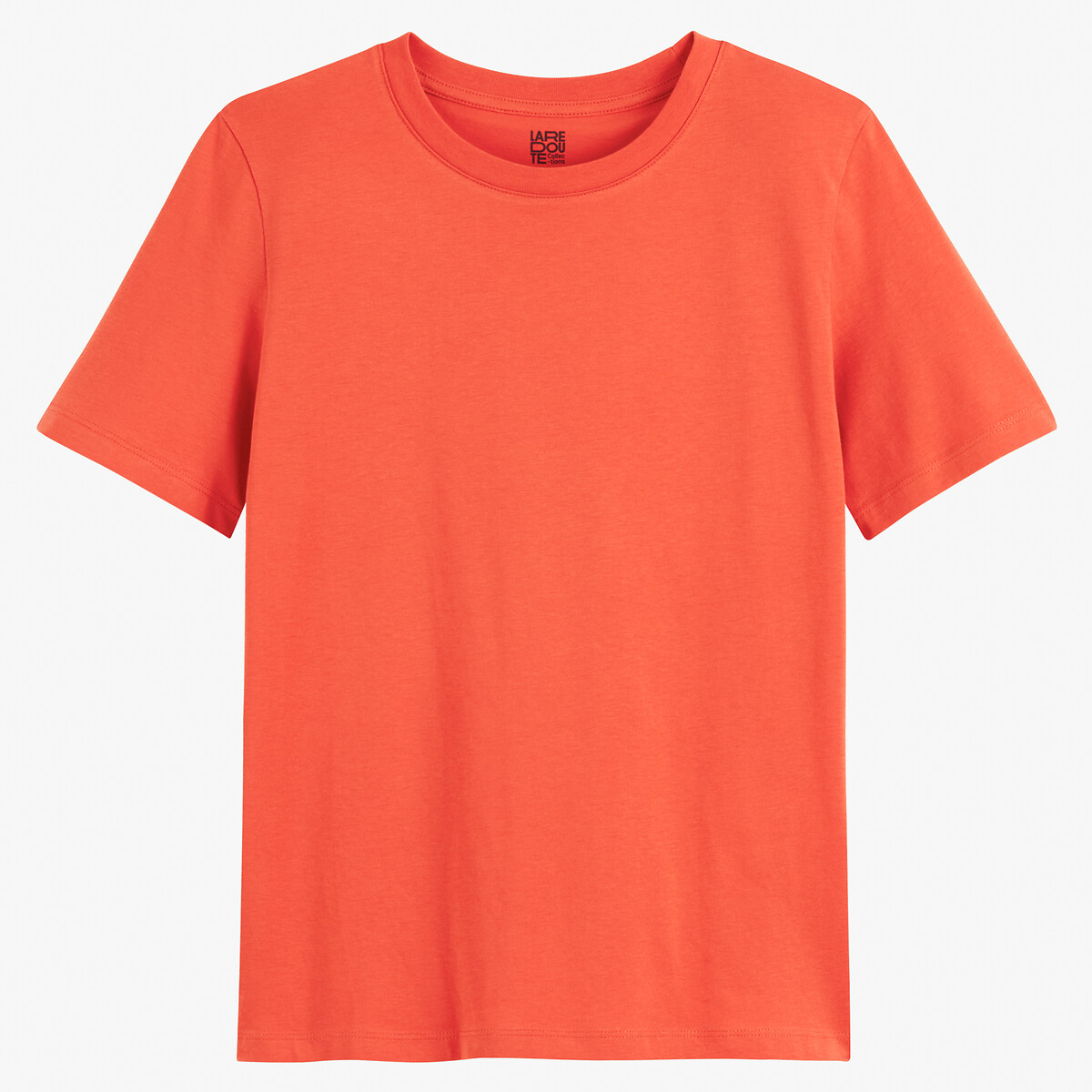 COLEÇÃO LA REDOUTE<br>Camiseta com gola redonda e mangas curtas