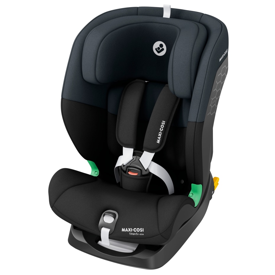 Titan S i-Size 15 M - 12 Y  76 - 150 cm  9 - 36 kg    Mehrere Liegepositionen |    G-CELL Seitenaufprallschutz |    5-Punkt-Sicherheitsgurt |