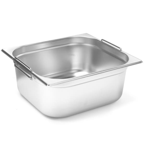 Cateringcontainer GN 2/3 med uttrekkbare håndtak 354x325x200mm 17L Hendi 817254