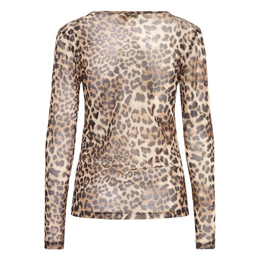 Fransa Detilia Bluse, Brown Art, XXL