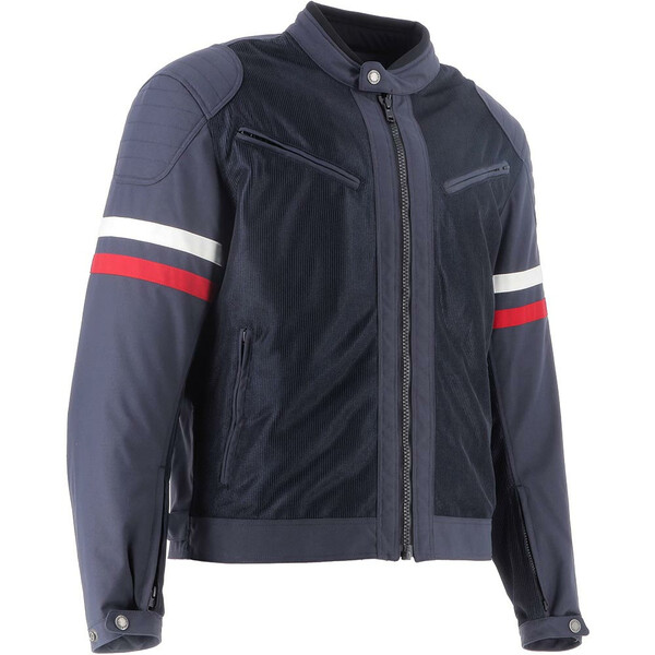 Helstons - Blouson Monaco Air Tissu Mesh Bleu