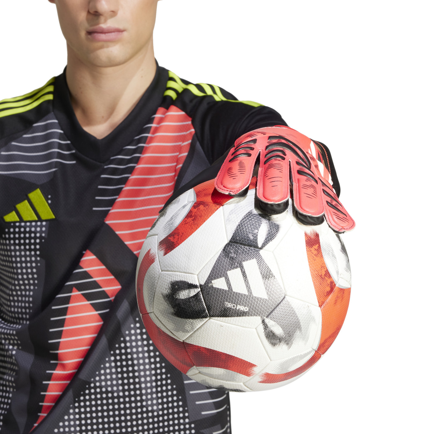 Adidas Predator Training Keepershandschoenen Rood Wit Zwart