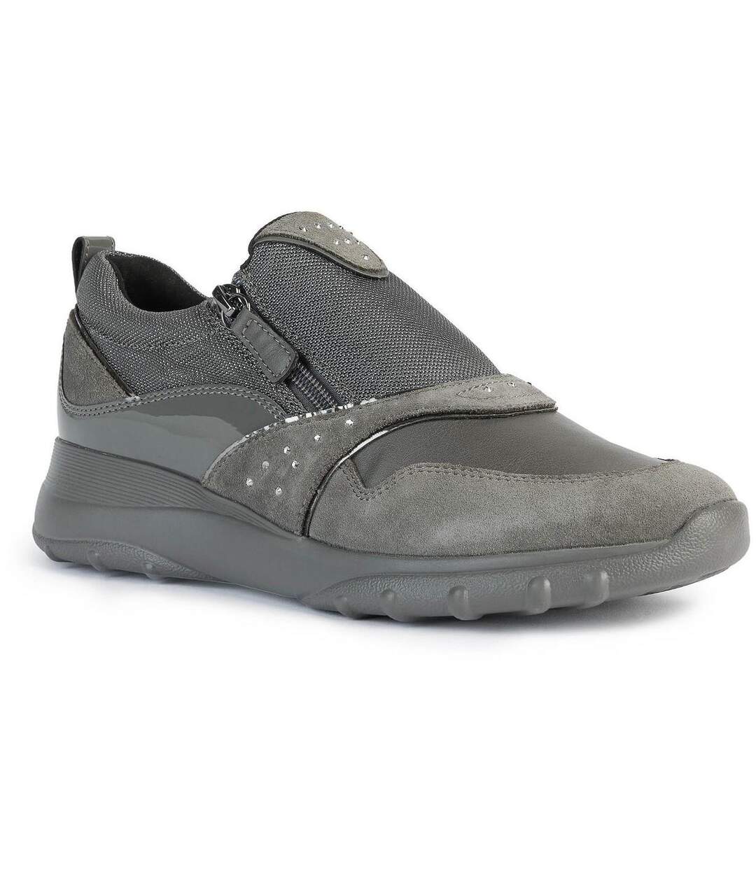 Geox - Baskets D ALLENIEE A - Femme (Gris foncé) - UTFS9204