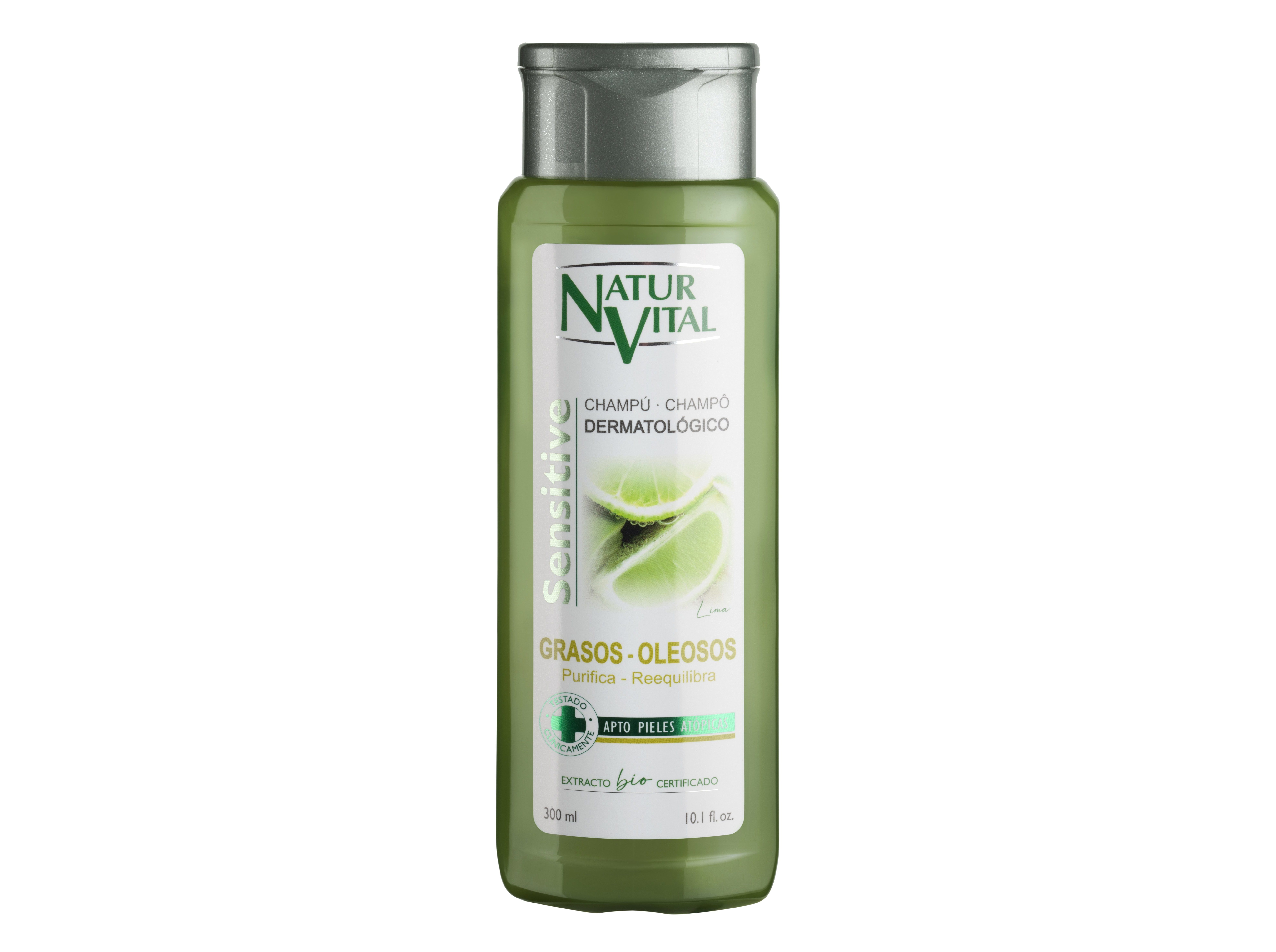 Champô Sensitive Cabelos Oleosos Natur Vital 300ml
