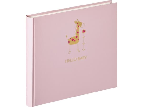 Walther Baby Animal rosa 25x28 50 hvite sider / Giraffe UK148R