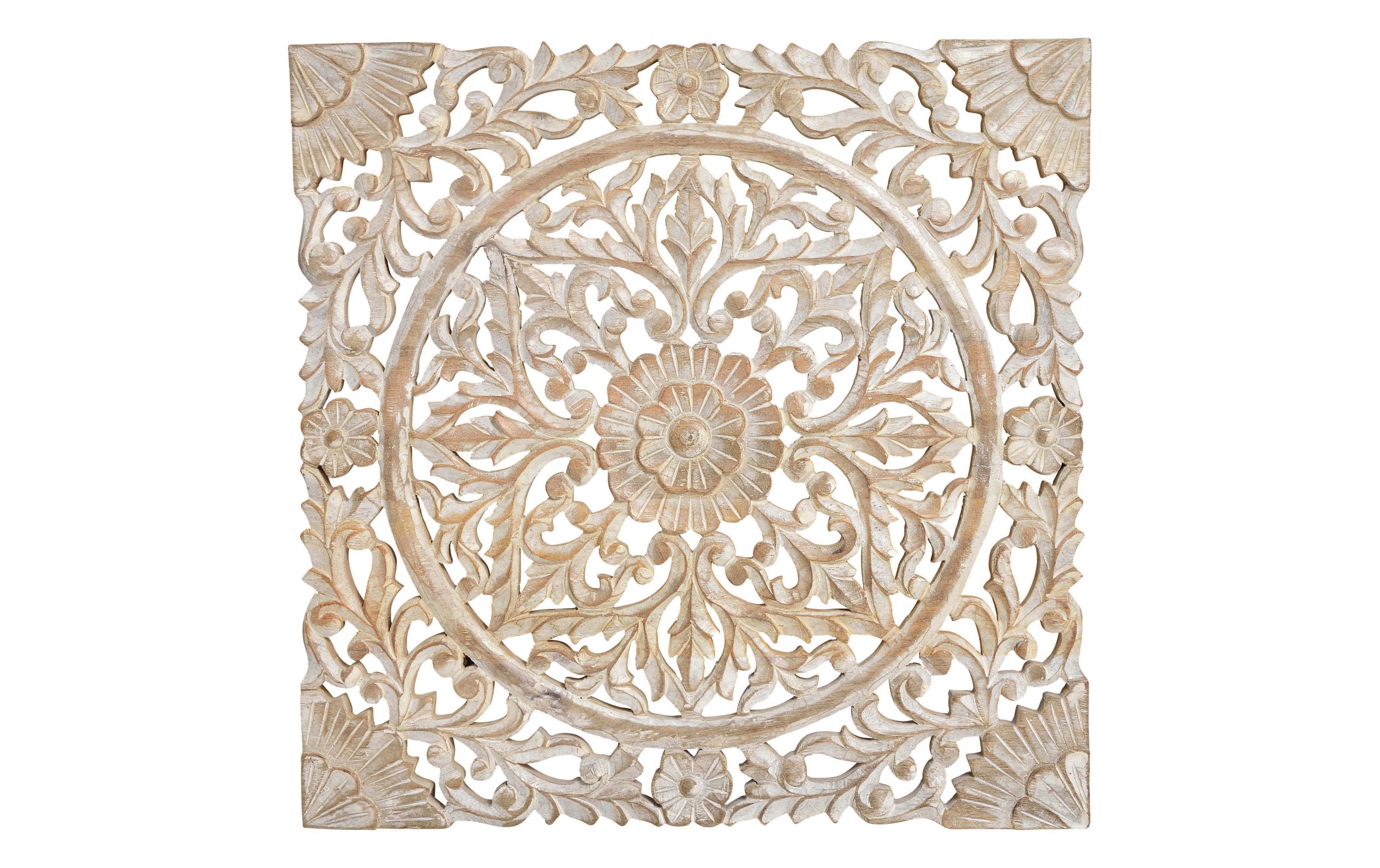 Bild Mandala 3D WeissWandbild 3D