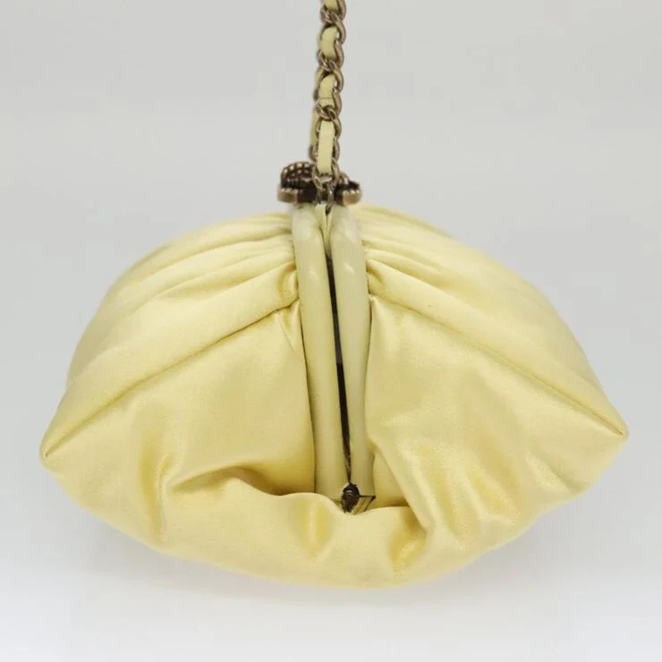 Chanel Vintage Chanel Handbag Yellow