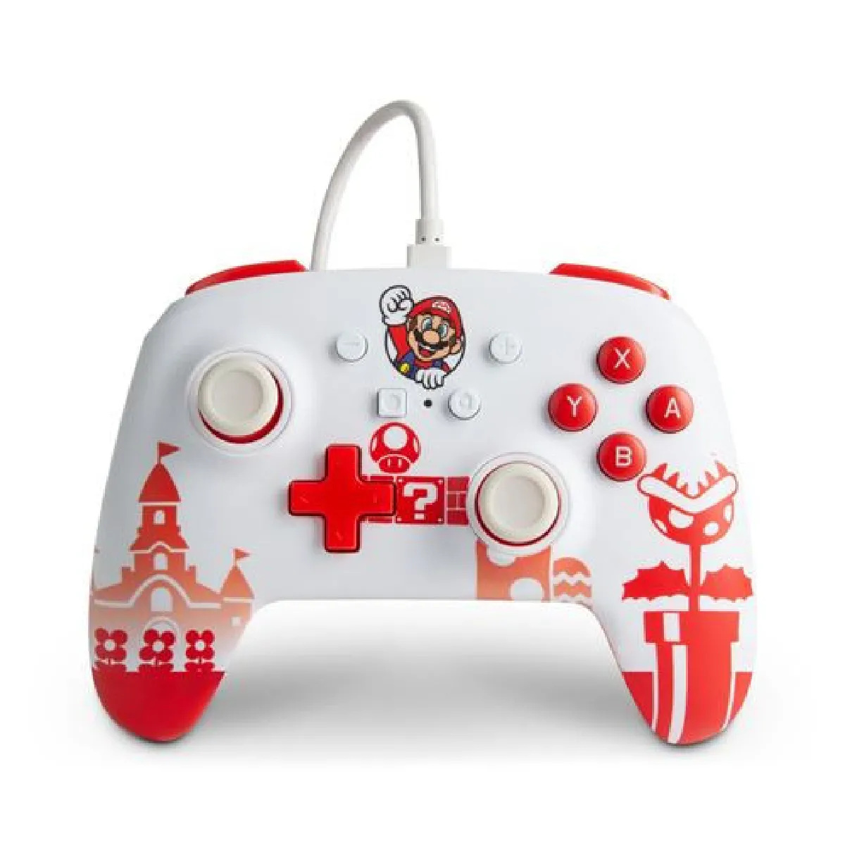 PowerA Mario - Blanc/Rouge