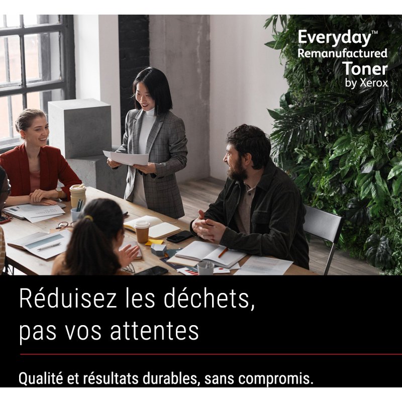 Toner remanufacturé Cyan Everyday™ de Xerox compatible avec Canon C-EXV51 (0482C002), Capacité standard