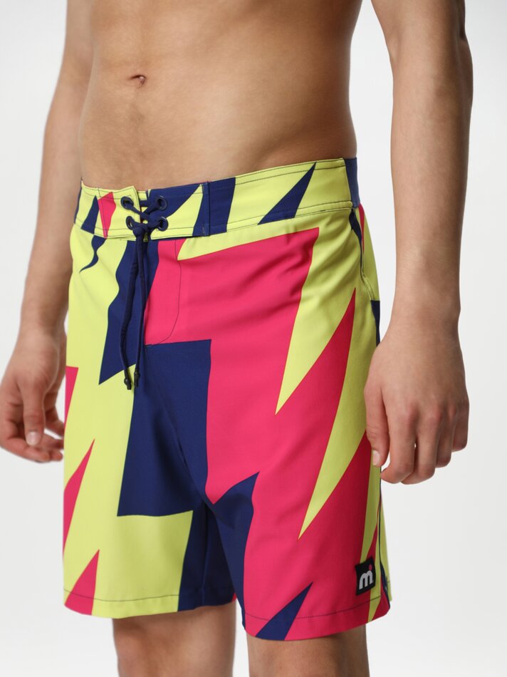 Maiô Mistral x Lefties com estampa de surfista - Fúcsia