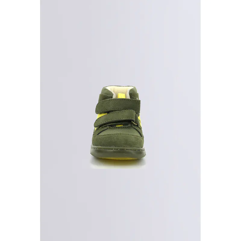 KICKBUBBLOKRO KAKI JAUNE BOTTILLONS Synthétique Garçon