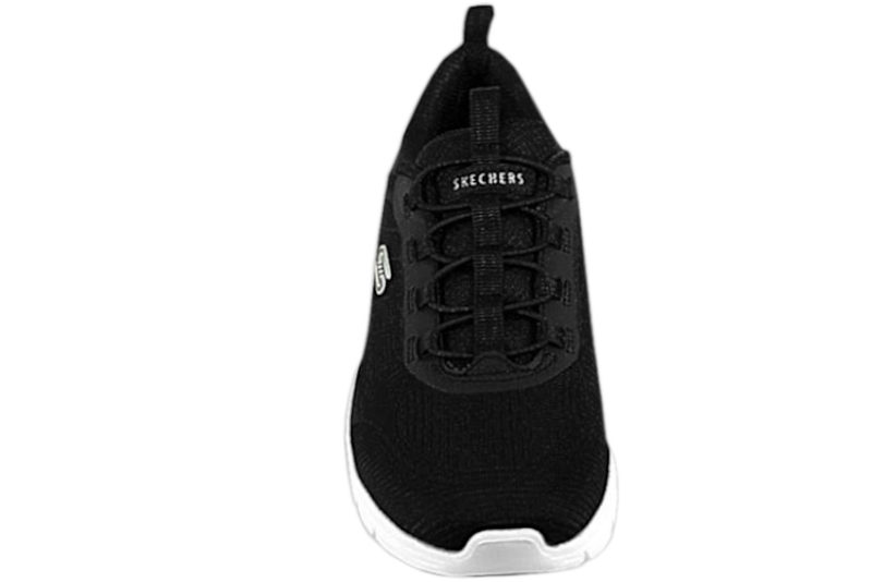 SKECHERS ARCH FIT VISTA GLEAMING BLACK SNEAKERS