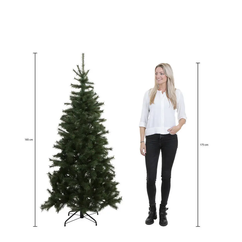 Black Box Trees Charlton Kunstkerstboom - H185 x Ø115 cm - Groen