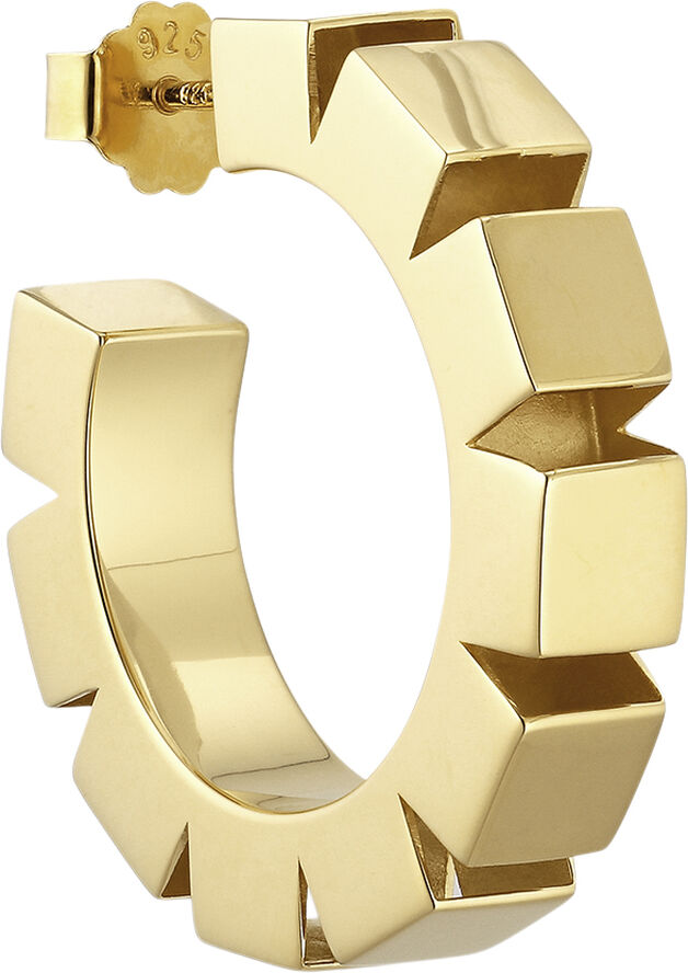 Jane Kønig Chunky Magic Hoop Guld