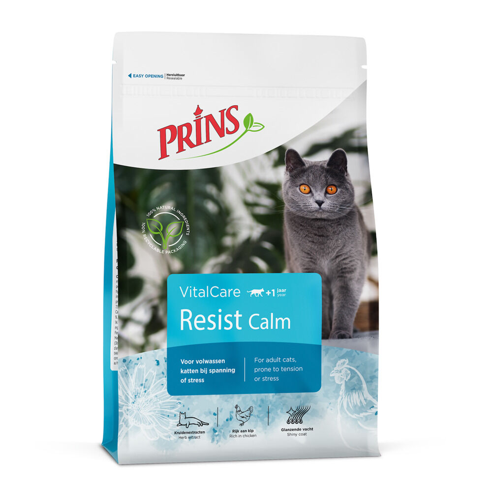 Prins VitalCare - Resist - Calm - Kattenvoer - 1.5 Kilogram - gevogelte