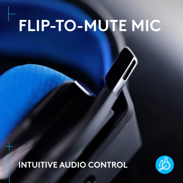Logitech G G535 gaming-høretelefoner (sort)