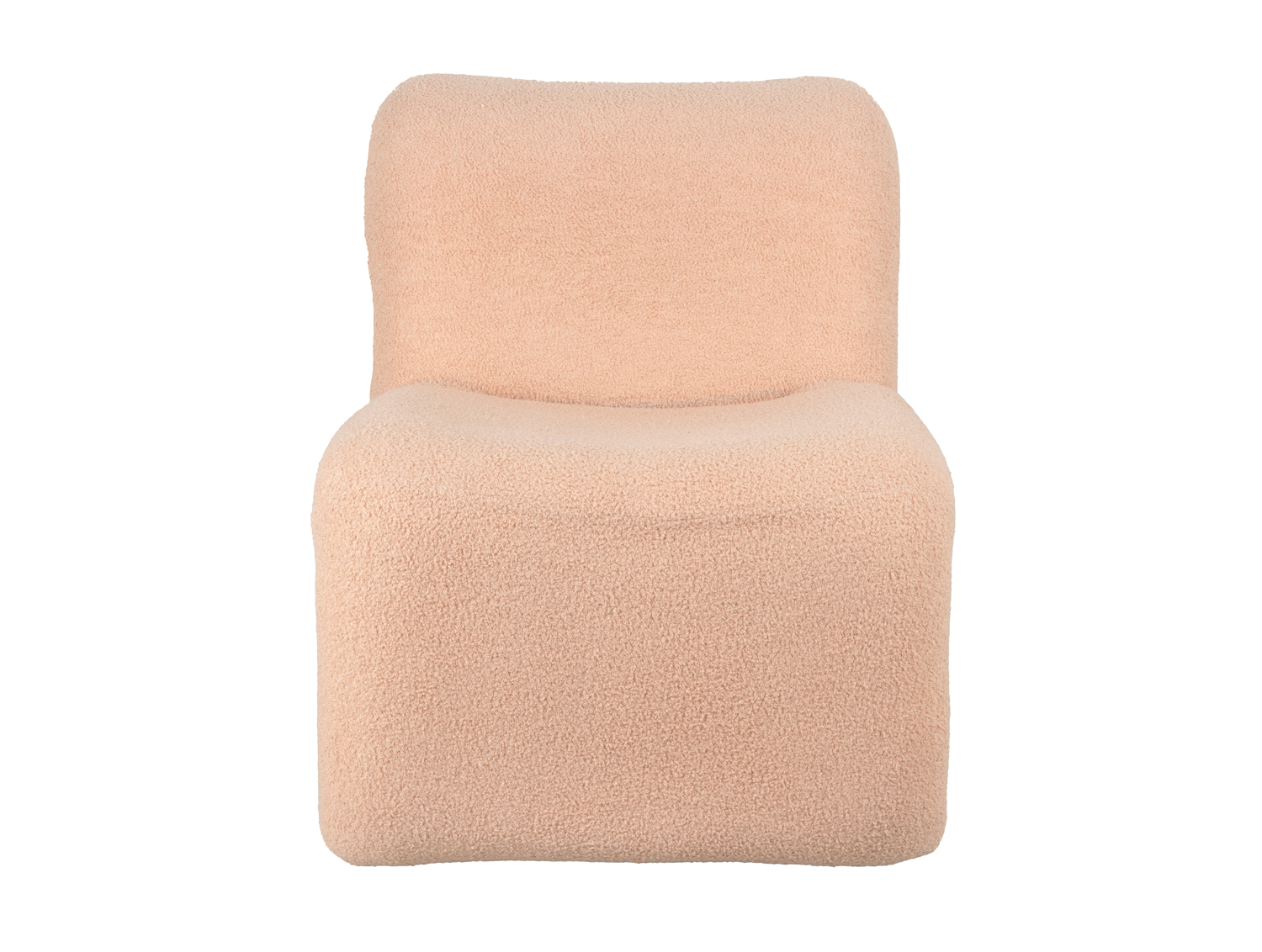 Chair Fuerza teddy curl sand brown