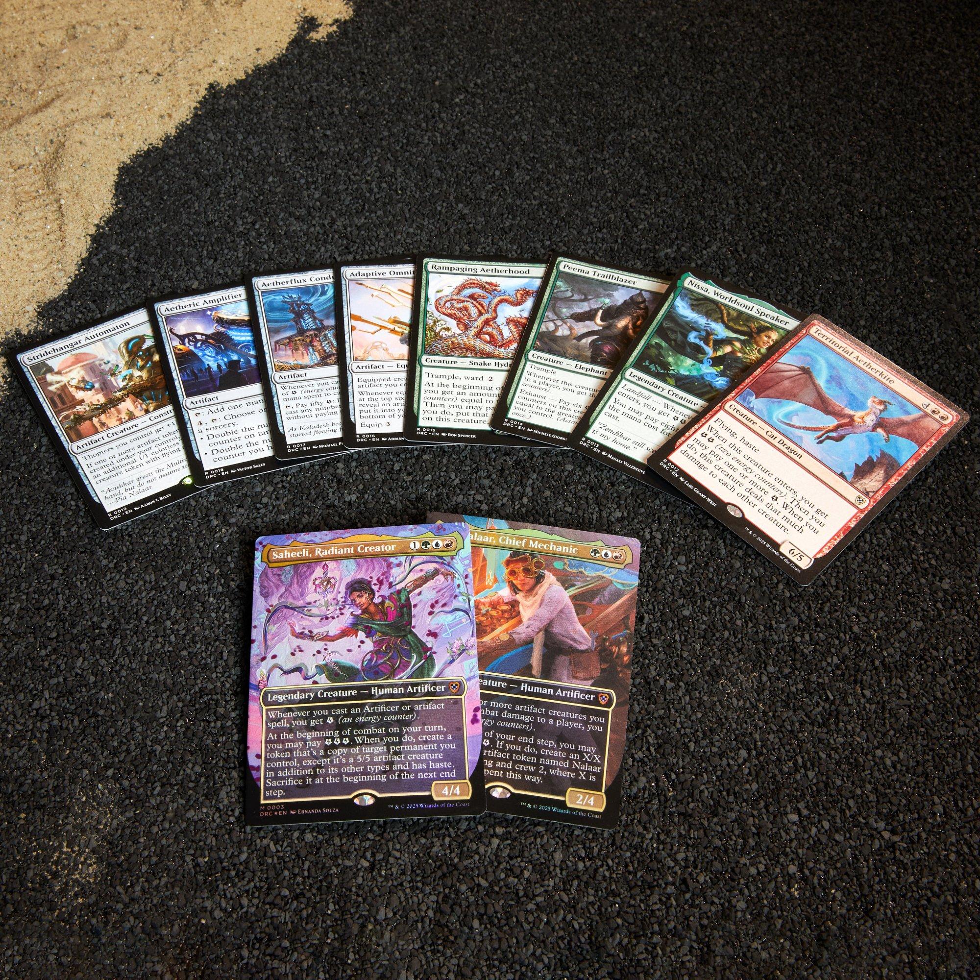 Magic the Gathering GAME Magic: The Gathering Aetherdrift Commander Deck Living Energy