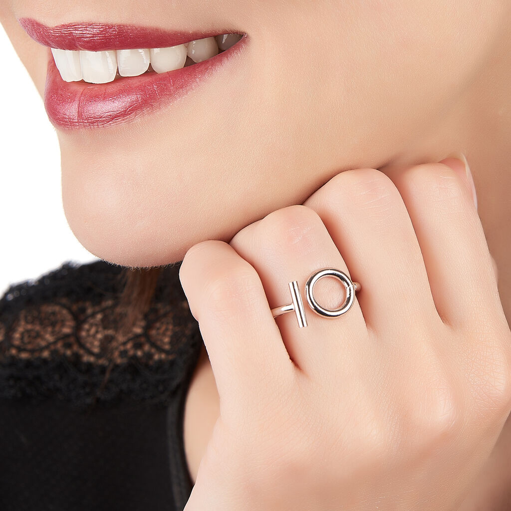 Bague Marie-capucine Argent Blanc