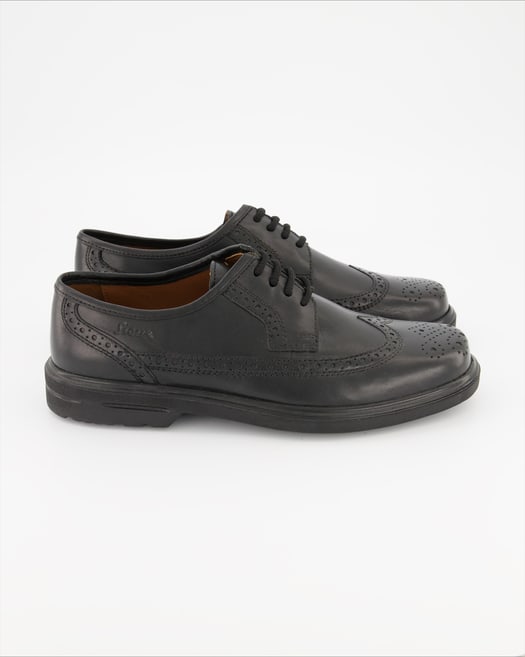 Sioux Pacco- XXL Business Schuhe in Schwarz