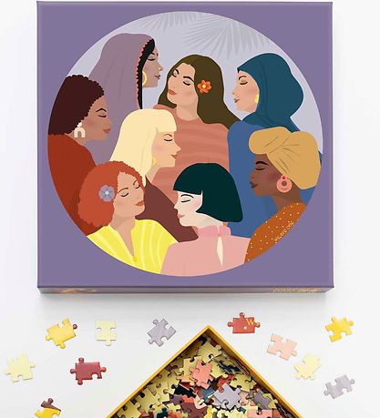 Vissevasse Puzzlespiel - 1000 Teile - 65x65 cm - Wir sind eins