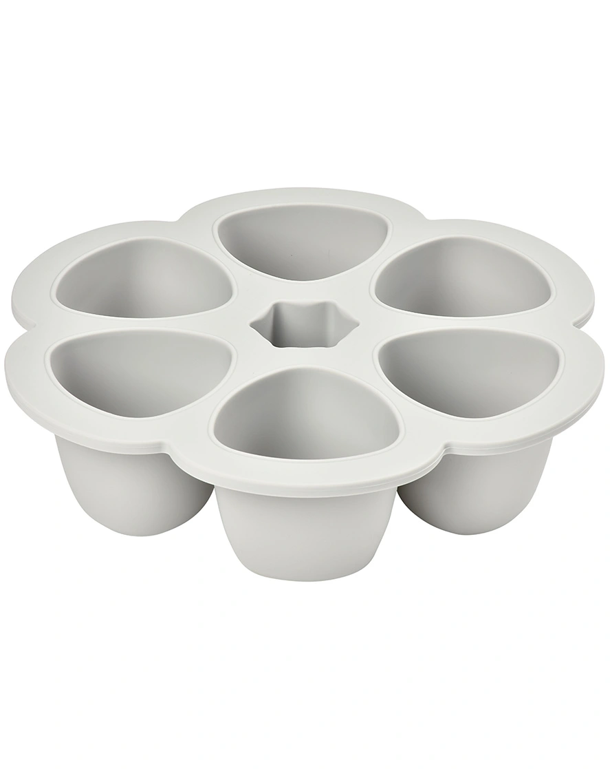 Aufbewahrungsbehälter MULTIPORTIONS aus Silikon in light mist