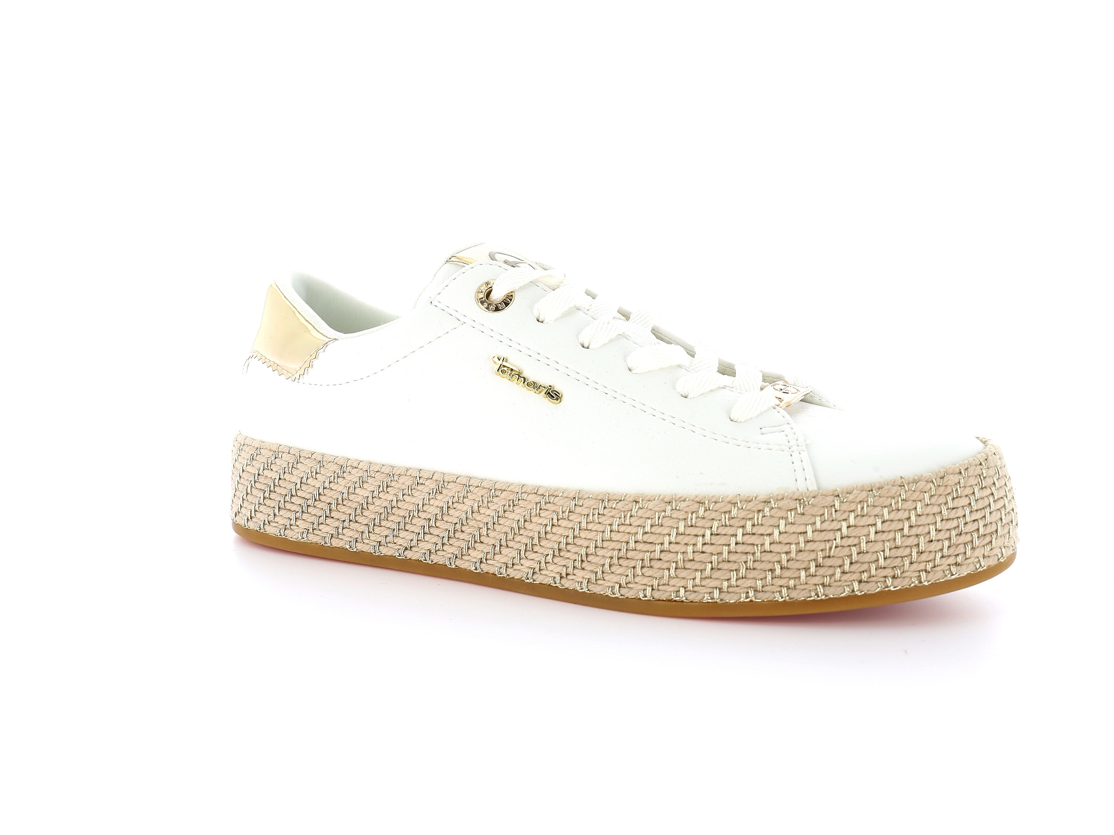 Tamaris-23713 Synthétique Blanc-Or