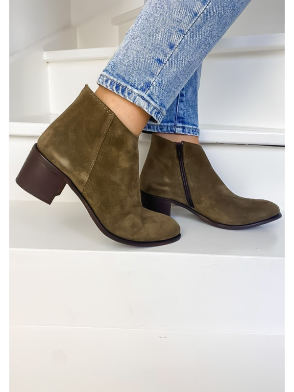 Aliwell - Bottines TIAGO Velours Antilope