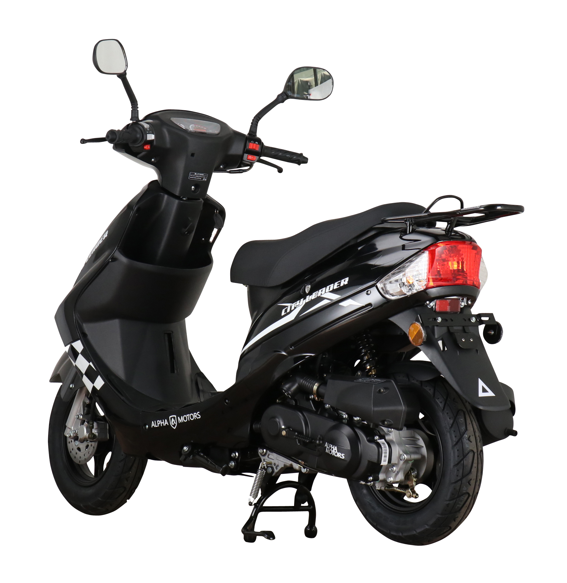 Alpha Motors Mofaroller CityLeader 50 ccm 25 kmh EURO 5 schwarz
