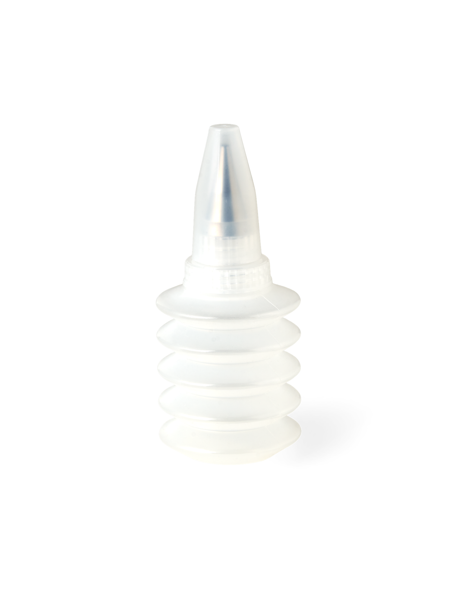 Sprøjteflaske med tylle | Rustfrit stål/PET/polypropylen. 12 cm. | Clear