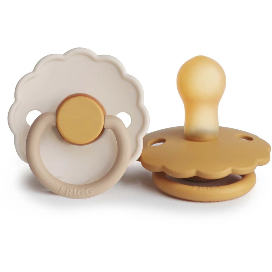 FRIGG Schnuller Daisy ChamomileHoney gold 0-6 Monate