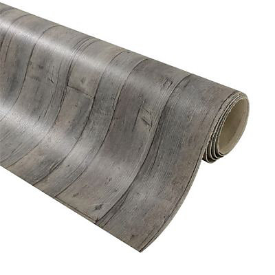 Revêtement sol PVC Funtex Fabrik décor parquet grisé 4m (vendu au m²)