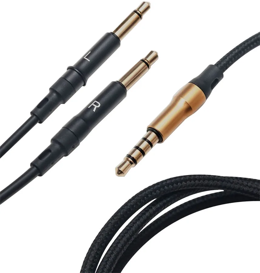 Meze mono 3,5 mm 99 Series Gold Standard (3 m) Câbles casques