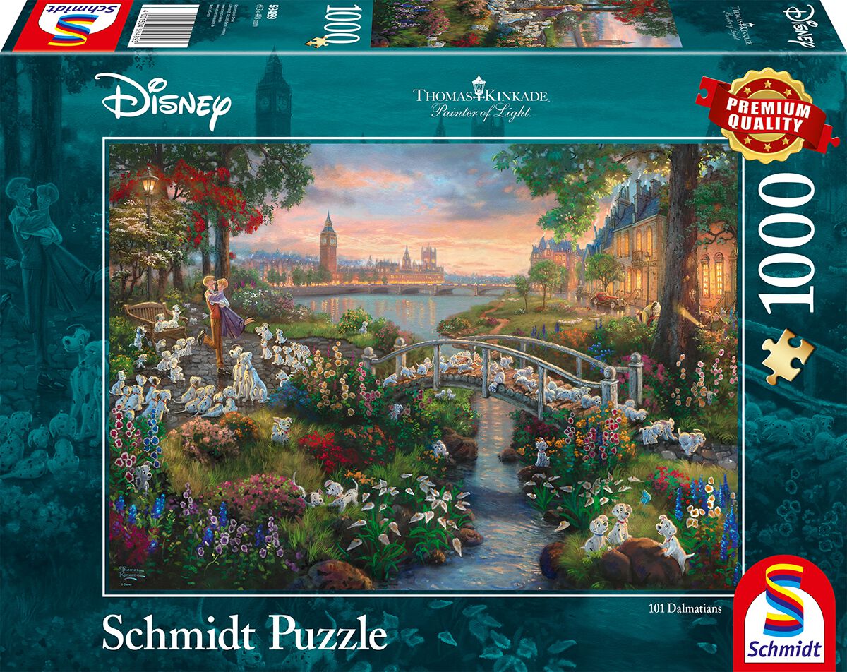 Thomas Kinkade Studios - 101 Dalmatiens | Les 101 Dalmatiens Puzzle