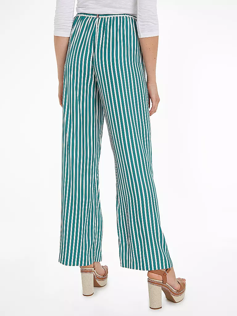 TOMMY HILFIGER Marlenehose grün