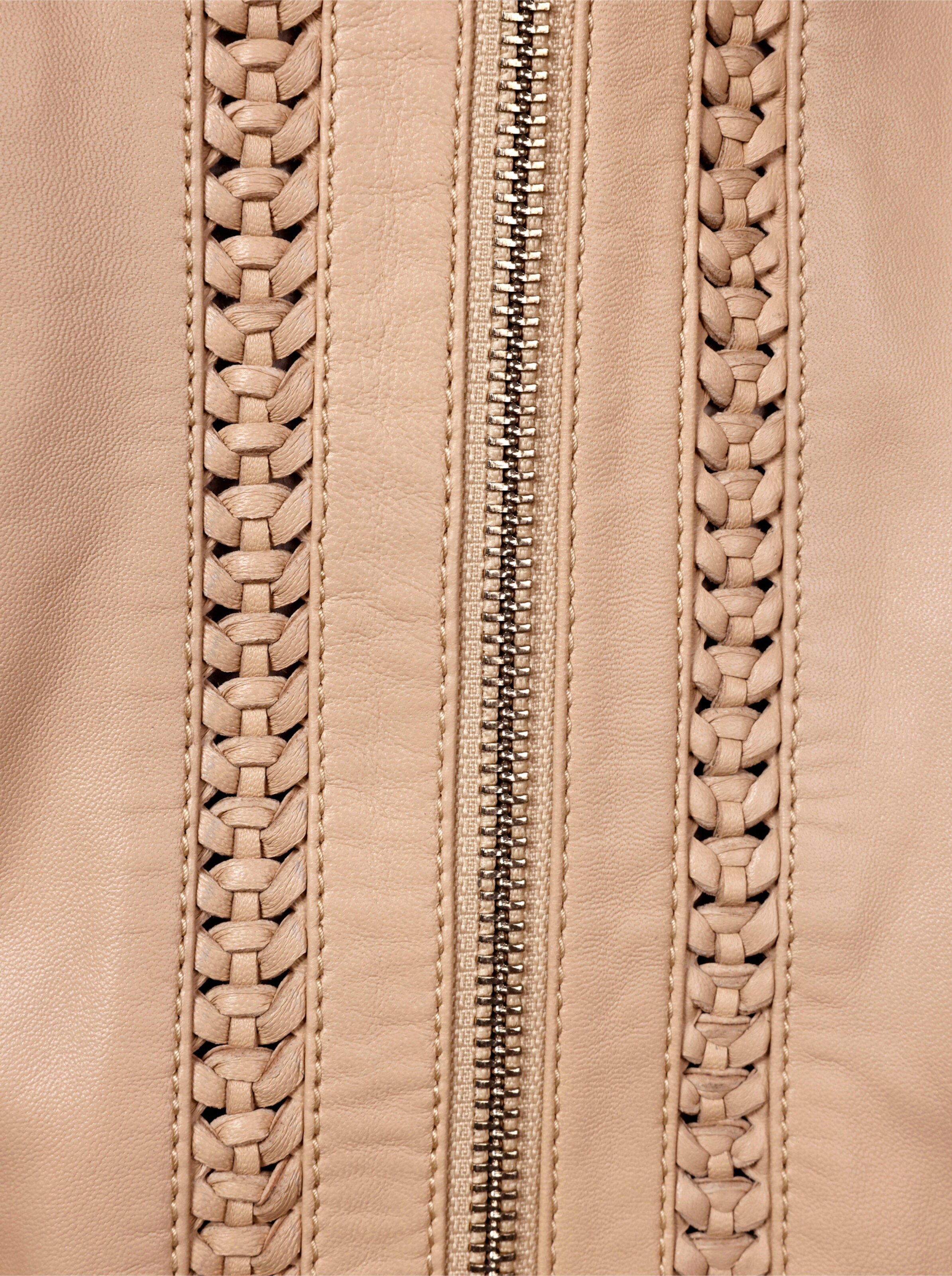 CREATION L PREMIUM Lammnappa-Lederblazer in camel