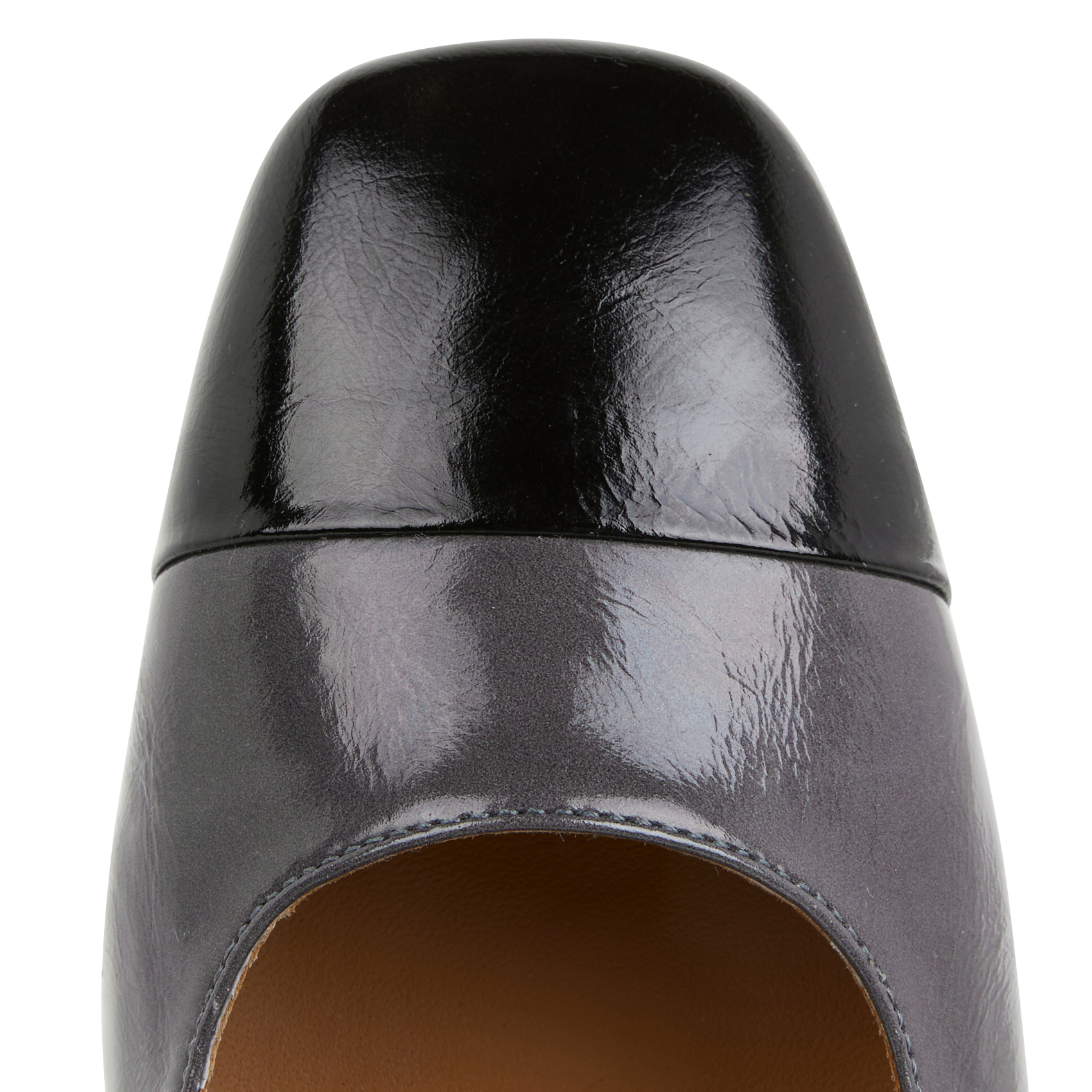 BLONDINE - Escarpins en cuir vernis | Noir